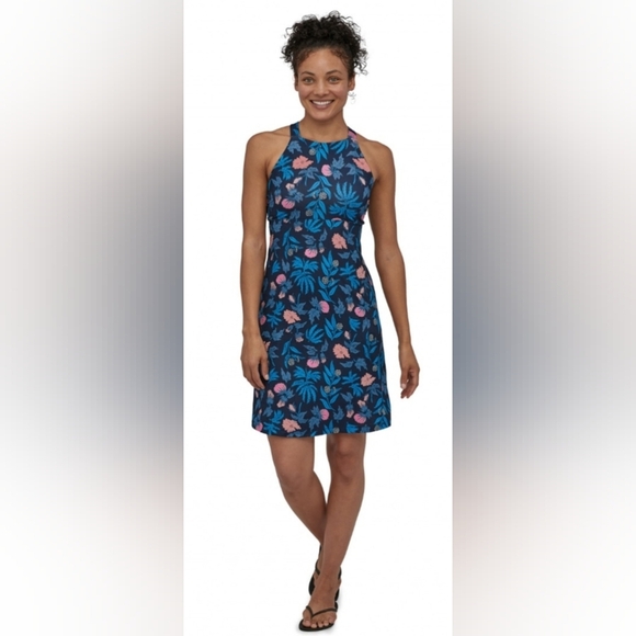 Patagonia Dresses & Skirts - Patagonia Magnolia Spring Dress Size S Floral Outdoor Sundress Sleeveless